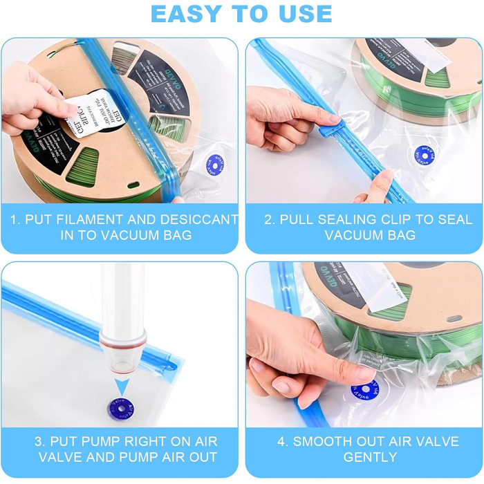 Комплект вакуумні пакети 20 пакетів 34 x 30 см MXTIMWAN