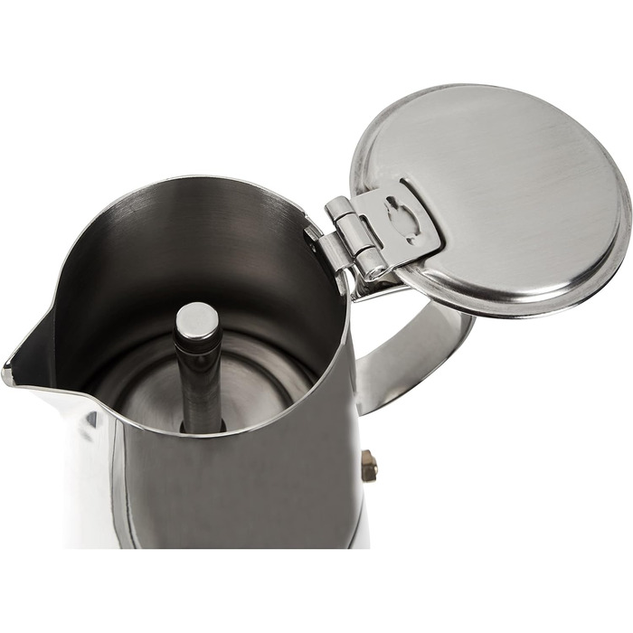 Кавоварка для еспресо Cilio 202113 Treviso 4 чашки, нержавіюча сталь, підходить для індукції