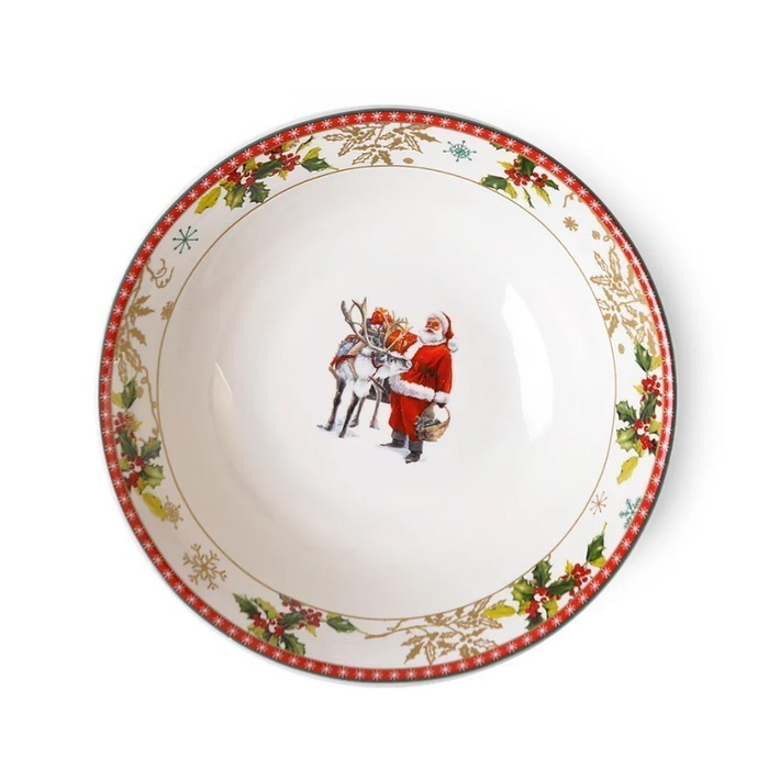 Салатник Fissman CHRISTMAS 18,2 см фарфор (13784)