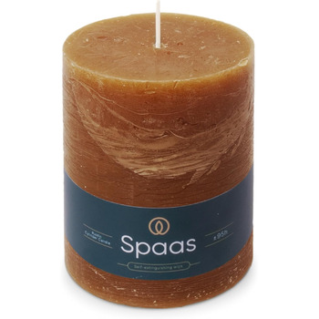Свічка Spaas Rustic Pillar, 100/130 мм, 95 год, чорна (коньячна)