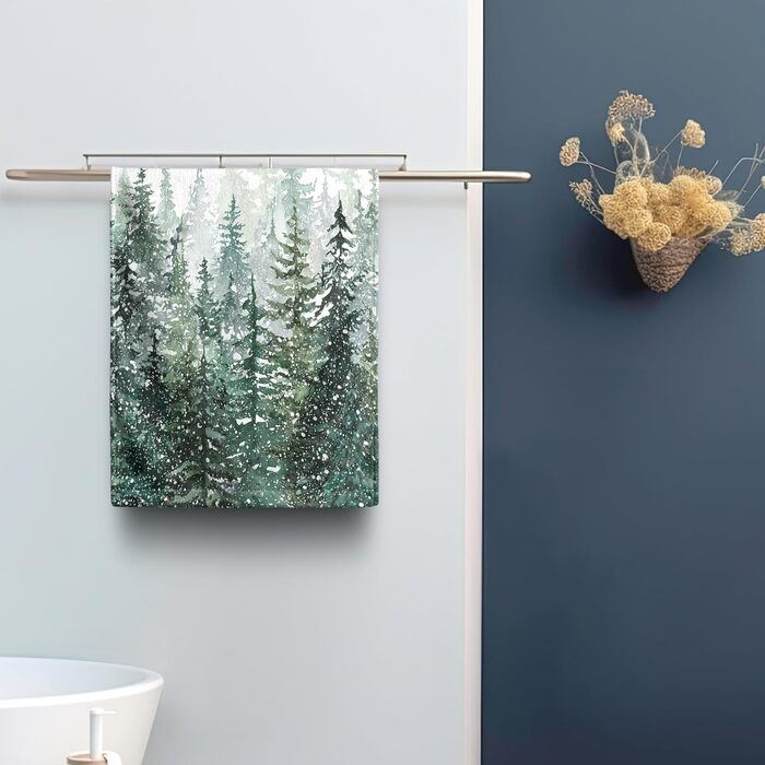 Різдвяні кухонні рушники Kwlegh, рушник для рук, різдвяна ялинка, цукерка-тростина, сніжинка, рушник для пальців, набір з 2 шт. , милий чоловічий банний рушник, високопоглинаючі рушники, 36 x (зимовий колір)