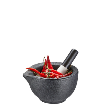 Ступка з товкачем, 10,2 см, чорна Grino Gefu