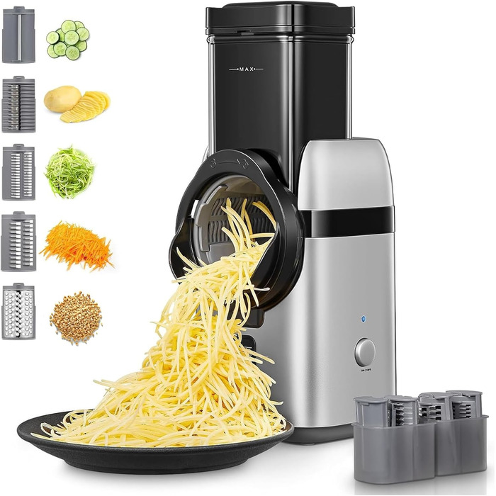 Овочерізка електрична 5 в 1, 80 Вт FOHERE