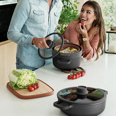 Кастрюля BergHOFF с антипригарным покрытием LEO STONE, диам. 24 см, 5,6 л