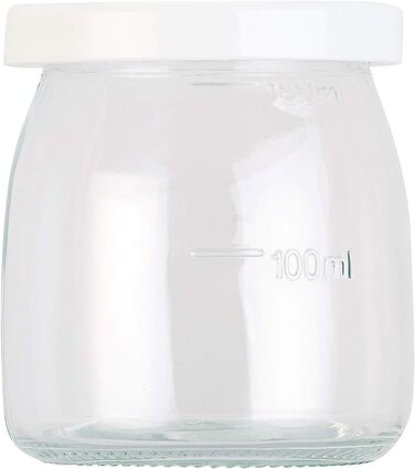 Набір з 4 баночок з кришками 180 мл для йогуртниць JM-200/300 Rosenstein & Söhne