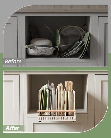 Підставки для посуду з 10 роздільниками білий NETEL