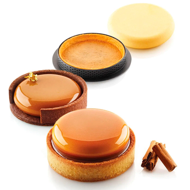 KIT TARTE RING ROUND D80 MM Форма из резины