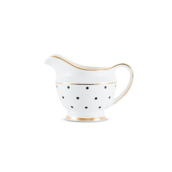 GIPFEL Молочник MODERN 240мол. Матеріал: кістяний фарфор. Колір: білий/чорна точка 3960 GIPFEL