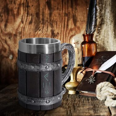 Термокухоль для пива 550 мл Viking Rune VOSSOT