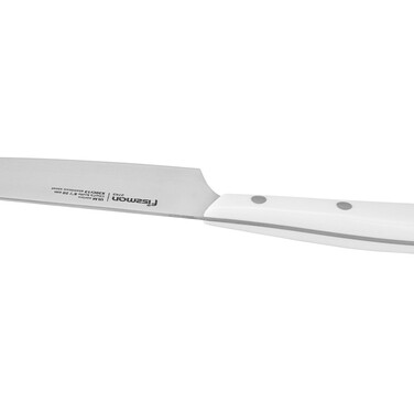 Набір ножів Fissman 6 предметів ULM у дерев`яній підставці з вбудованим точилом (2743)