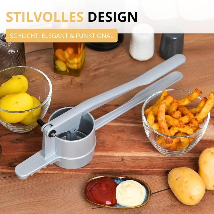 Прес для картоплі фрі, 41 см сріблястий Westmark