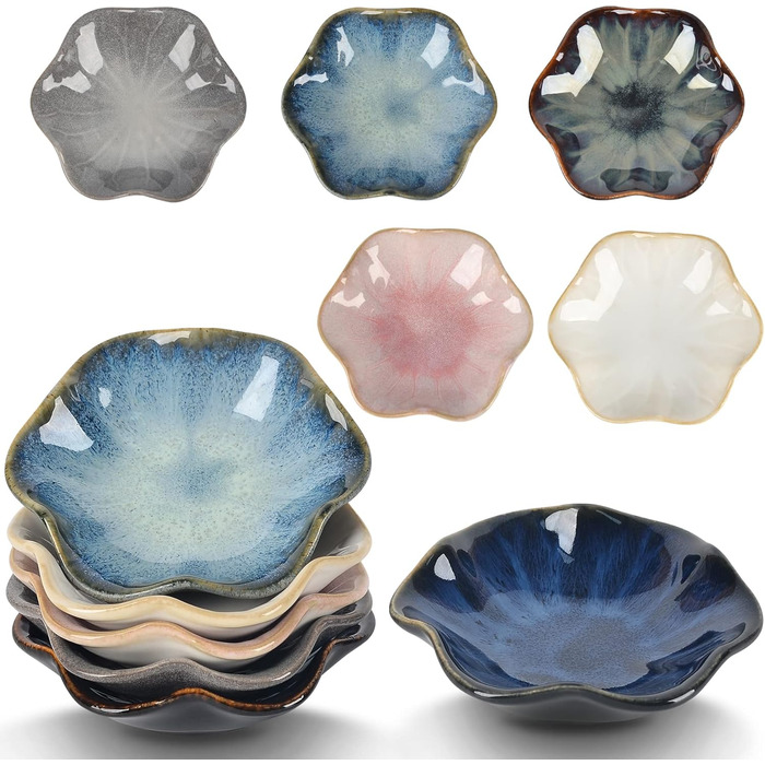 Керамічні миски для соусу 6 шт 88 мл NOVAJOY