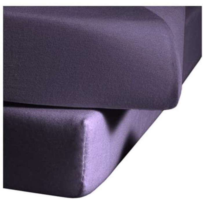 Трикотажная простыня 200 x 200 см лавандовая Jenny C Fleuresse