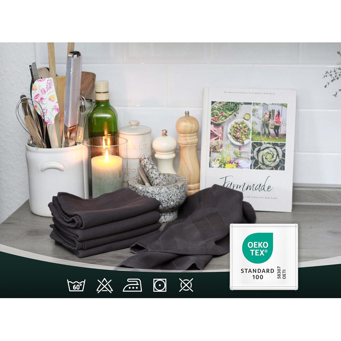 Набір кухонних рушників з 5 предметів 50 x 70 см ZOLLNER