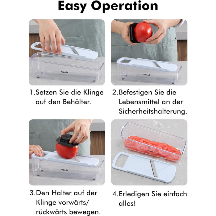 Багатофункціональна овочерізка Geedel