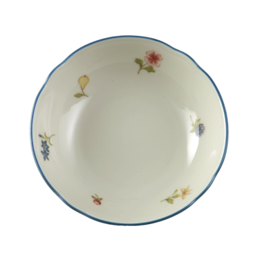 Піала для десерту 15 см Streublume blauer Rand Marie-Luise Seltmann