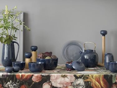 Чайник Khler 1,2 л Hammershøi легендарний дизайн поза часом для чаю, білий (15 см, синій)