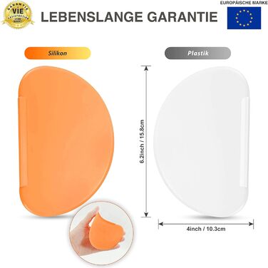 Скребок для тіста 2 шт 15,8 х 10,3 см Colonel Cook