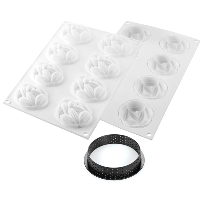 KIT TARTE RING COCOA D70 MM Форма из резины