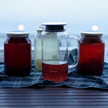 Глечик Fissman GIORNO для напоїв з фільтром 1000 мл (6437)