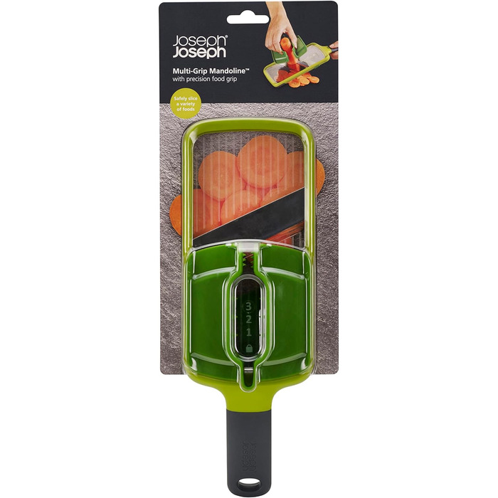 Терка-слайсер 30 см зелена Multi-Grip Mandoline Joseph Joseph