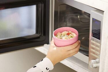 Ланч-бокс с бенто-боксом - На 4 бутерброда или 8 ломтиков хлеба - Ланч-бокс для небольших закусок и остатков еды - Ланч-бокс для взрослых - Продуктовый бокс с отделениями - (Old Nordic Blue, Lunch to go Set)