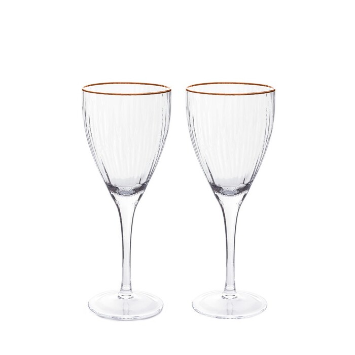 Набор из 2-х бокалов Fissman для белого вина 390 мл стекло (19079)