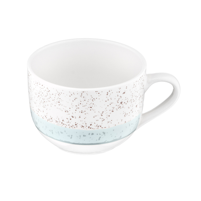 Чашка ARDESTO Siena, 500 мл, фарфор, белый и синий