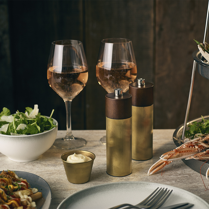 Мельница для соли и перца, 15 см, Hackney Gold, GenWare