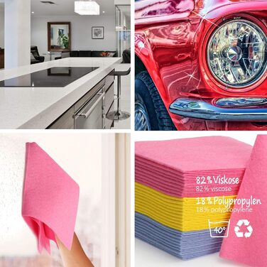 Серветки для прибирання кухні 30 шт 30 x 38 см com-four