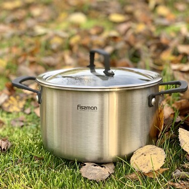 Каструля зі скляною кришкою 24 см 6 л LOREN Fissman