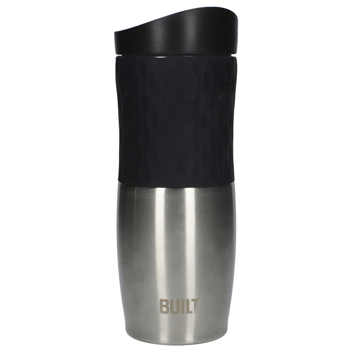 Термокружка дорожная Built с двойными стенками, серый, 470 мл