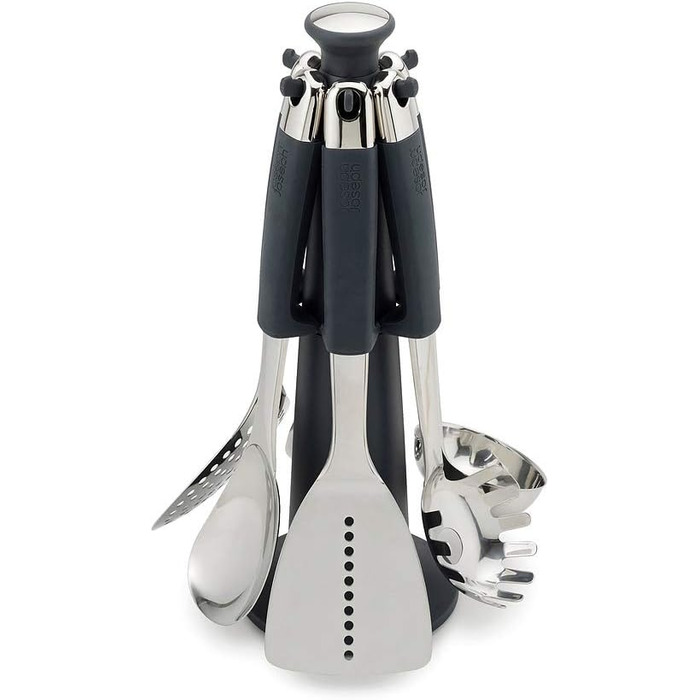 Набір посуду Joseph Joseph Elevate Carousel, 6 предметів, багатобарвний (блок з нержавіючої сталі, чорний)