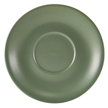 Блюдце 16 см, зеленое матовое, Matt Sage, Color Tea, GenWare