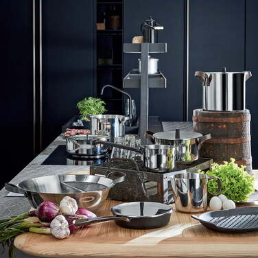 Набір каструль з кришками 4 предмета Edo Alessi