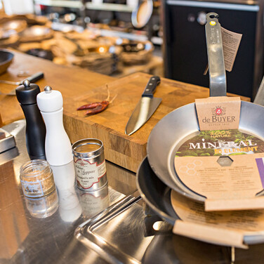 Набір сковорідок 24 см і 28 см Mineral B Element De Buyer