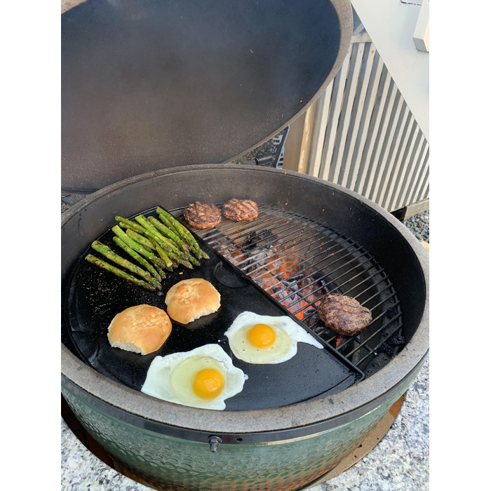 Дошка чавунна 23х46х1см для гриля L Big Green Egg 122988 (CIGHL/104090) Код: 003085
