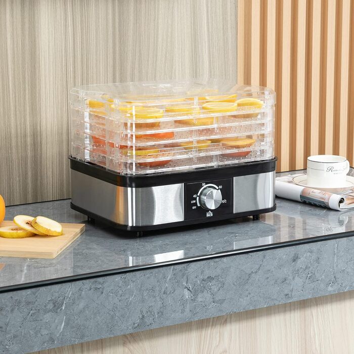 Дегідратор на 5 полиць, 245 Вт HOMCOM