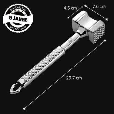 Молоток для м'яса з нержавіючої сталі 29,7 см Gourmet Easy