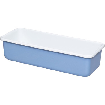 Форма для торта 30 x 10см, эмаль, CLASSIC Edition NATURE BLUE MEDIUM, 0,795кг, 1.65 л, 31,5 x 12,5 x 7,8см, эмалированная форма для выпечки, блин, 0638-128