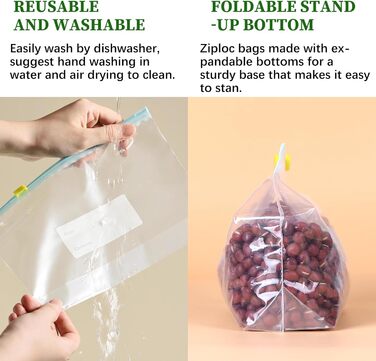 Вакуумні пакети 60 пакетів 10 х 20/ 15,5 х 23/ 32 х 26,5 см lalago