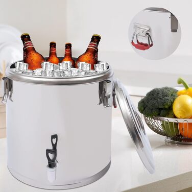 Транспортний термоконтейнер 40 л зі зливним краном LANNADD