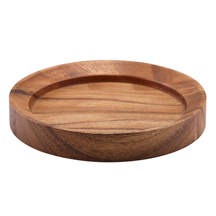 Дошка для подачі 17 см, кругла, акація, GenWare