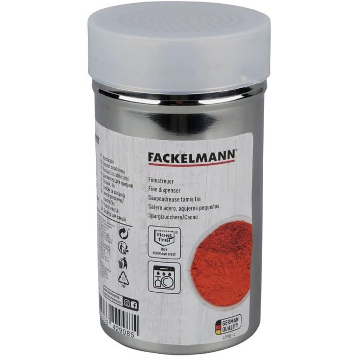 Шейкер з кришкою 7x13 см, тонкий Fackelmann