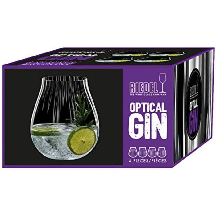 Набір з 4 келихів для джин-тоніка 0,76 л, Gin Set Optical Riedel