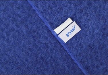 Набір з 8 кухонних рушників з мікрофібри, мяких, суперабсорбуючих і безворсових кухонних рушників, 45 x 65 см (палацово-блакитний)