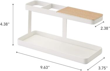 Органайзер для столу, сталевий, один розмір (білий) Vialex