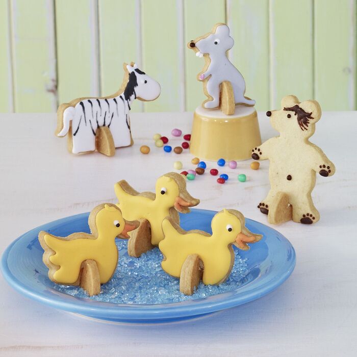 Набір форм для кексів у вигляді тварин з підставкою, 5 предметів, RBV Birkmann