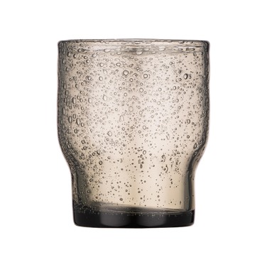 ARDESTO Набір склянок низьких Bubble 300мл, 2шт, скло, сірий