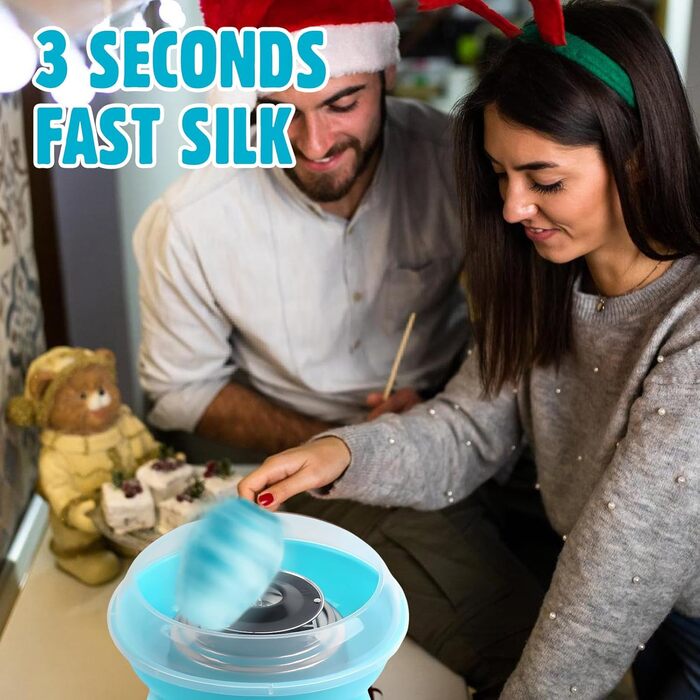 Машина для цукрової вати, синього кольору Sporgo